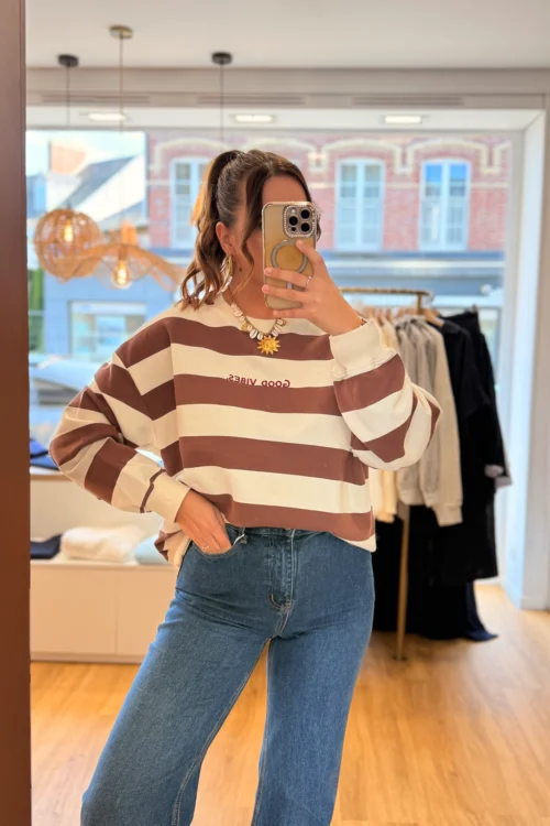 Sweat Good Vibes Mixte Matchy Matchy | Dream By C