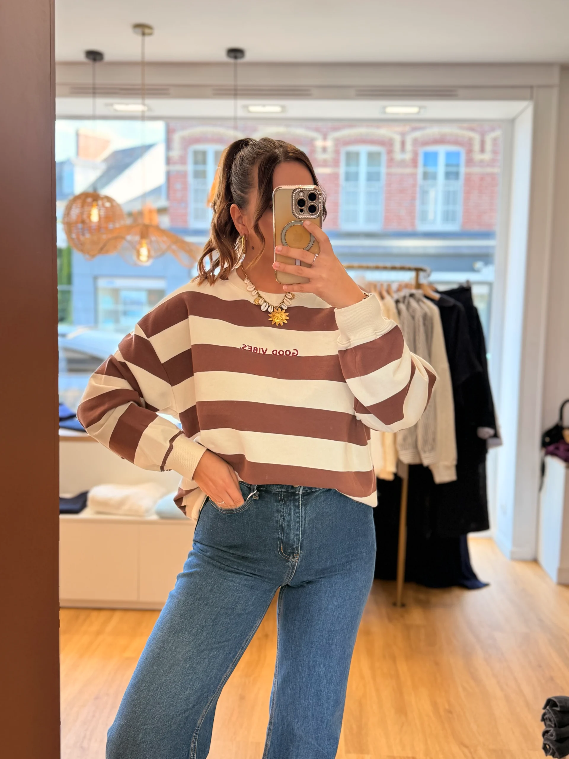 Sweat good vibes mixte matchy matchy adultes
