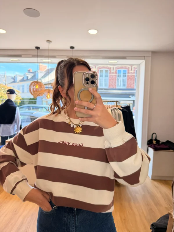 Sweat Good Vibes Mixte Matchy Matchy | Dream By C