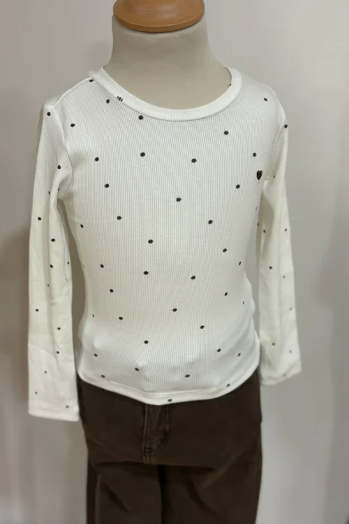 -tops-manches-longues-pois-petite-fille Top Manches Longues Pois Fille | Dream By C