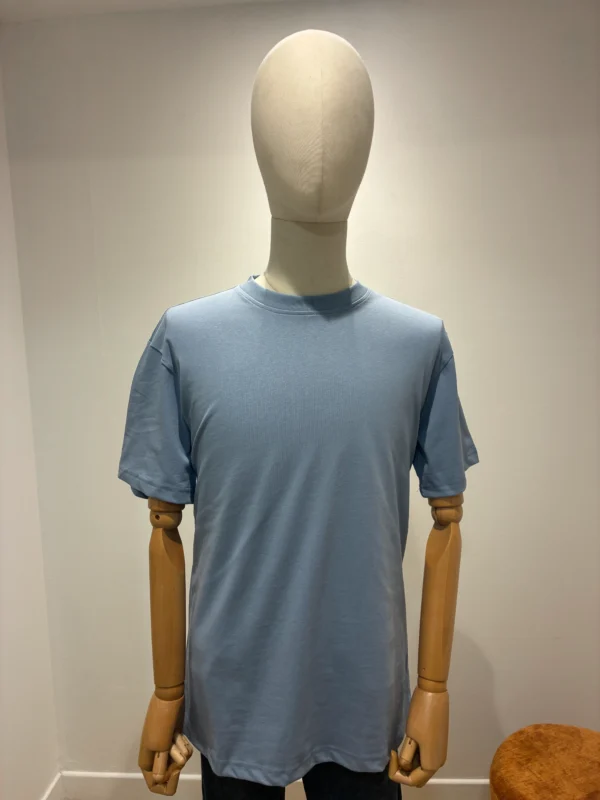 tshirts-hommes-unis-couleur-bleu- T-shirt Homme Uni Coupe Regular – 4 Coloris | Dream By C