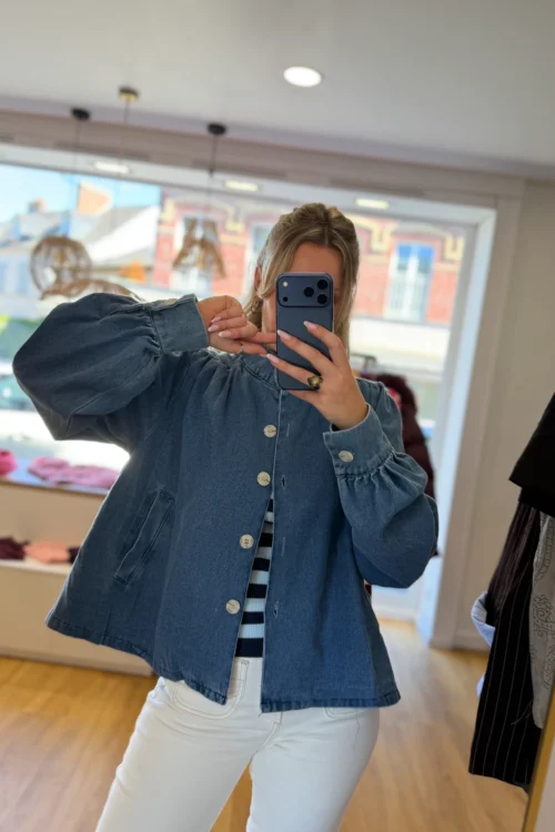 Veste Jean Col Montant Femme | Dream By C