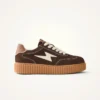 Baskets creepers marron femme | Dream By C