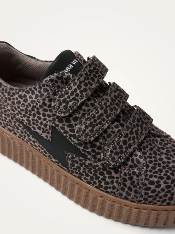 Baskets imprimé guépard taupe MAGGIE Originals | Dream By C