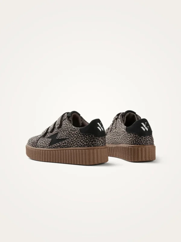 Baskets imprimé guépard taupe MAGGIE Originals | Dream By C