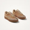 Baskets semelle chevrons camel femme | Dream By C