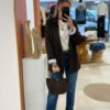 Blazer Oversize Rayures Épaulettes | Dream By C