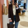 Blazer Oversize Rayures Épaulettes | Dream By C