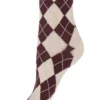 Chaussettes femme losanges argyle en coton | Dream By C