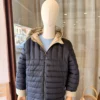 Doudoune Courte Réversible Beige Noire | Dream By C