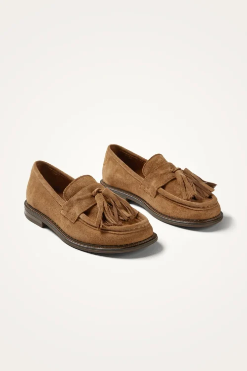 Mocassins pampilles suède camel WILLOW | Dream By C
