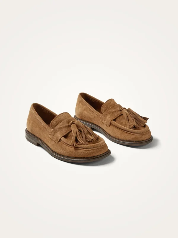 Mocassins pampilles suède camel WILLOW | Dream By C