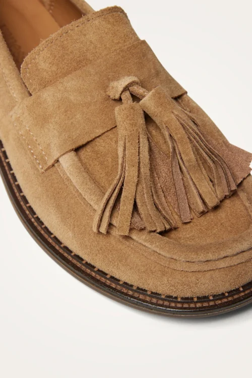 Mocassins pampilles suède camel WILLOW | Dream By C