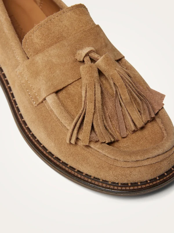 Mocassins pampilles suède camel WILLOW | Dream By C