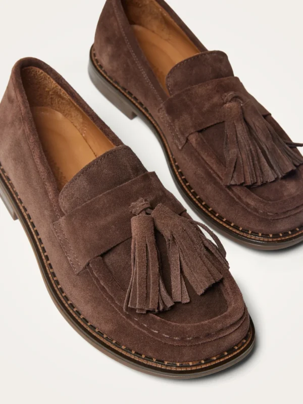 Mocassins pampilles suède chocolat WILLOW | Dream By C