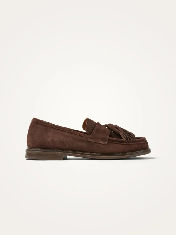 Mocassins pampilles suède chocolat WILLOW | Dream By C