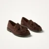 Mocassins pampilles suède chocolat WILLOW | Dream By C