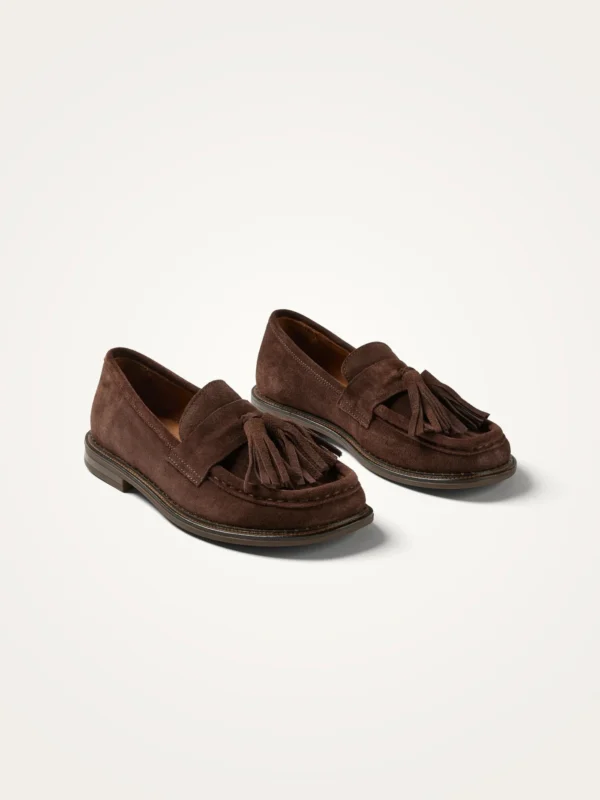 Mocassins pampilles suède chocolat WILLOW | Dream By C