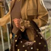 Pull manches courtes cachemire chocolat femme | Dream By C