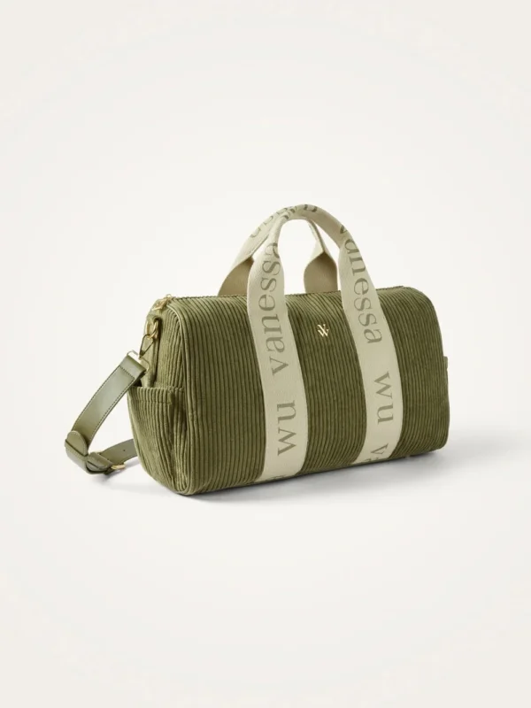 Sac Adrienne Velours Kaki Vanessa Wu | Dream By C