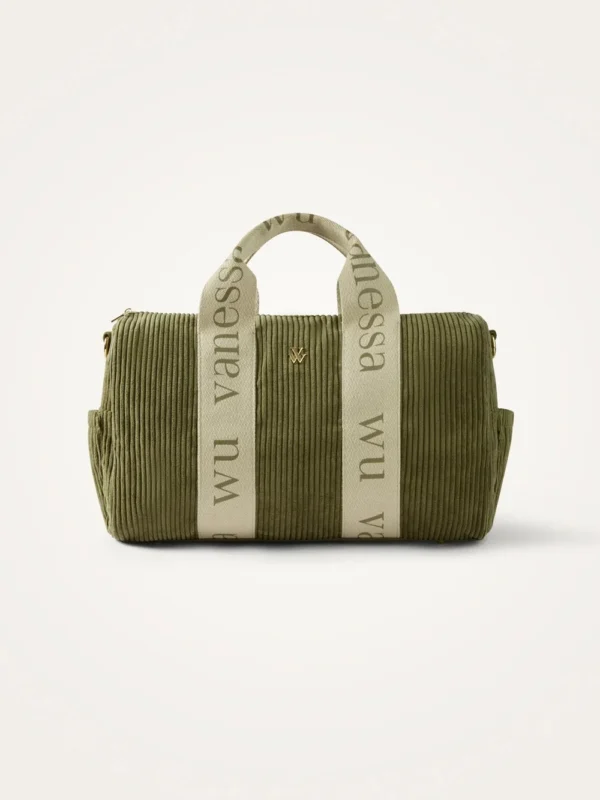 Sac Adrienne Velours Kaki Vanessa Wu | Dream By C