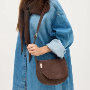 Sac Bandoulière Cuir Chocolat Vanessa Wu | Dream By C