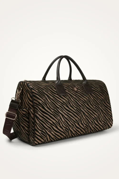 Sac de Voyage Zébré Chocolat Vanessa Wu | Dream By C
