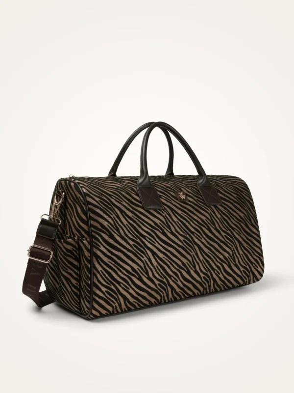 Sac de Voyage Zébré Chocolat Vanessa Wu | Dream By C