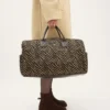 Sac de Voyage Zébré Chocolat Vanessa Wu | Dream By C