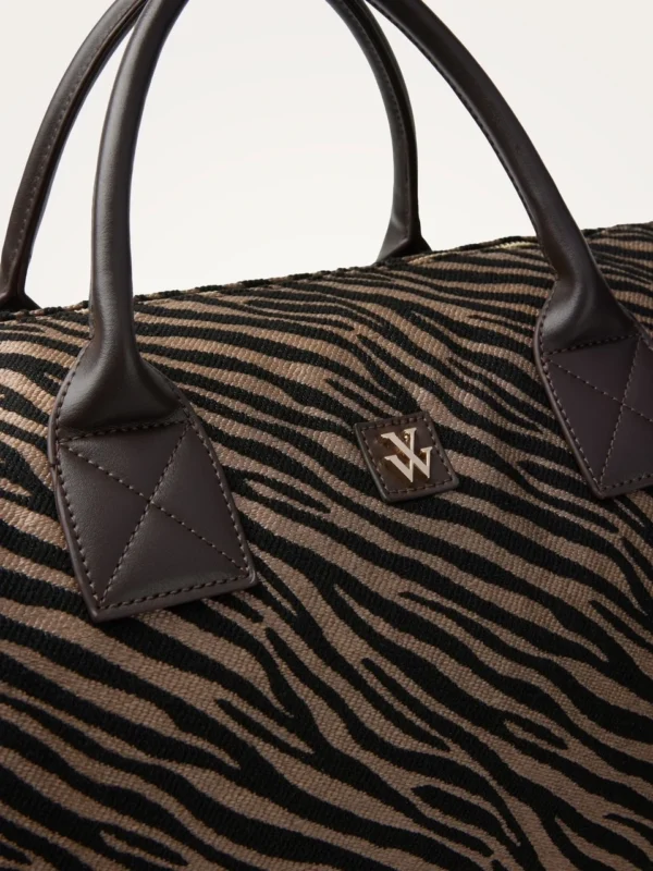 Sac de Voyage Zébré Chocolat Vanessa Wu | Dream By C