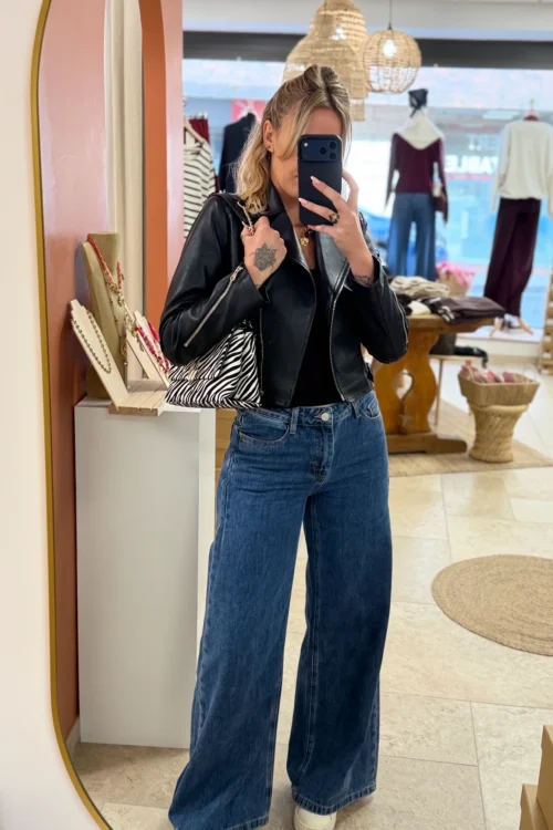 Sac Idol Zébré Vanessa Wu | Chaine Dorée & Rabat | Dream By C
