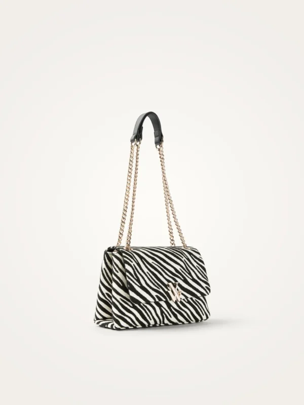 Sac Idol Zébré Vanessa Wu | Chaine Dorée & Rabat | Dream By C