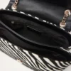 Sac Idol Zébré Vanessa Wu | Chaine Dorée & Rabat | Dream By C