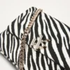 Sac Idol Zébré Vanessa Wu | Chaine Dorée & Rabat | Dream By C