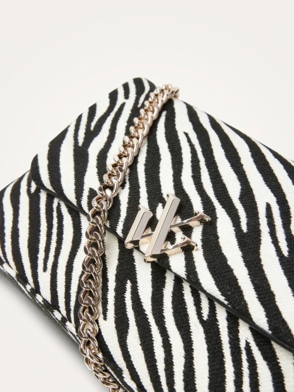 Sac Idol Zébré Vanessa Wu | Chaine Dorée & Rabat | Dream By C
