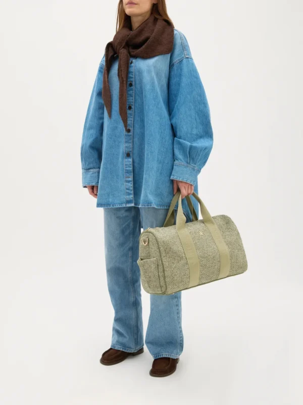 Sac Laure Vert Sauge Vanessa Wu Bouclette | Dream By C