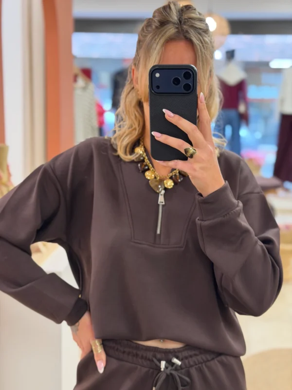 Sweat Col Zippé B.Young Femme | Dream By C