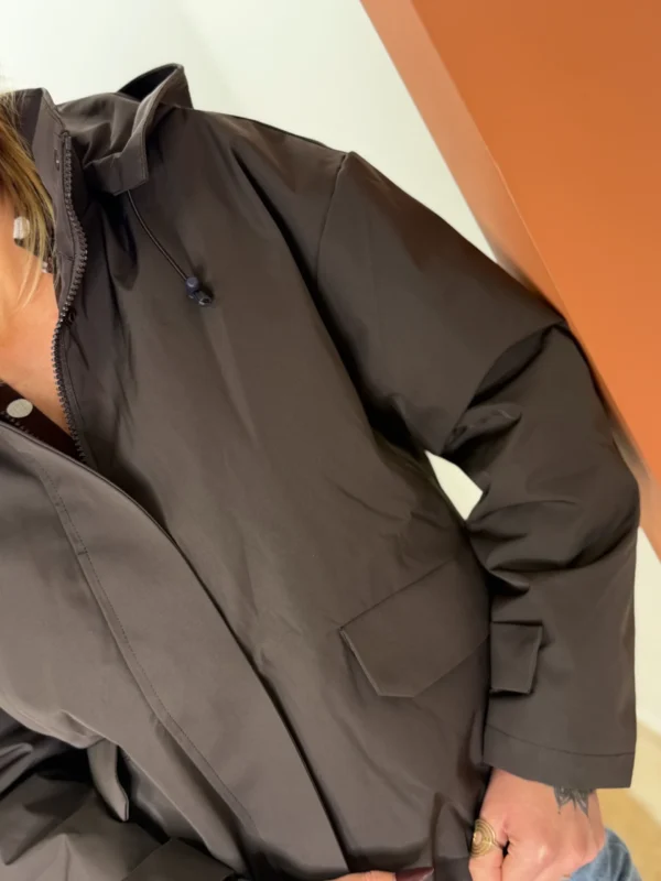 Blouson matelassé chocolat femme | Dream By C