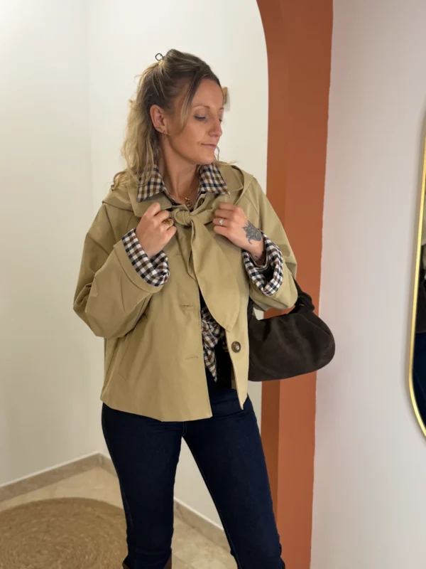 Chemise oversize à carreaux femme, col chemise | Dream By C