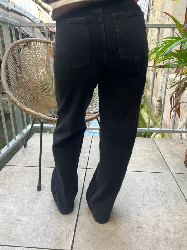 Jean wide noir femme B.Young, jambes longues | Dream By C