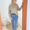 Pull coloré femme à col roulé côtelé, 3 coloris | Dream By C