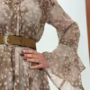 Robe patineuse bambi beige femme, imprimé biche | Dream By C