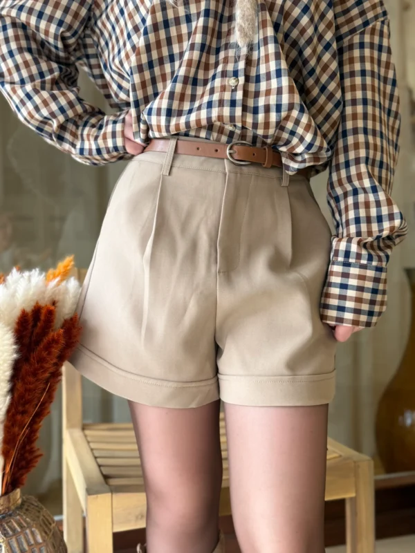 Short de tailleur femme, taupe ou bordeaux, XS-L | Dream By C