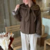 Trench capuche amovible femme, doublure écossaise Dream By C