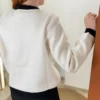 Veste écrue femme chic, boutons dorés, du 34 au 42 | Dream By C