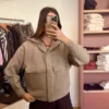 Veste maille à capuche femme : chic et douce, 34-42 | Dream By C