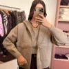 Veste maille à capuche femme : chic et douce, 34-42 | Dream By C