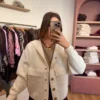 Veste maille à capuche femme : chic et douce, 34-42 | Dream By C