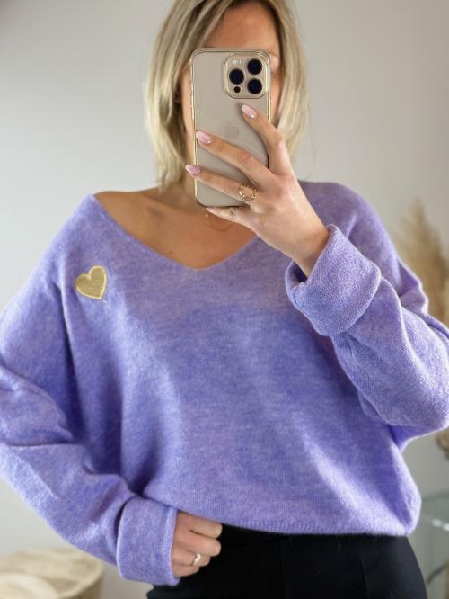 Pull Coeur Femme